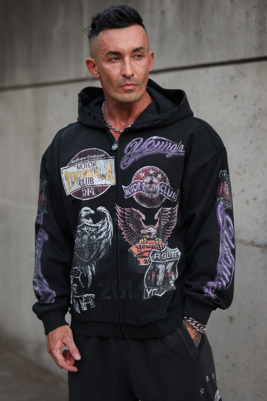5201 - Vestes moto zippées
