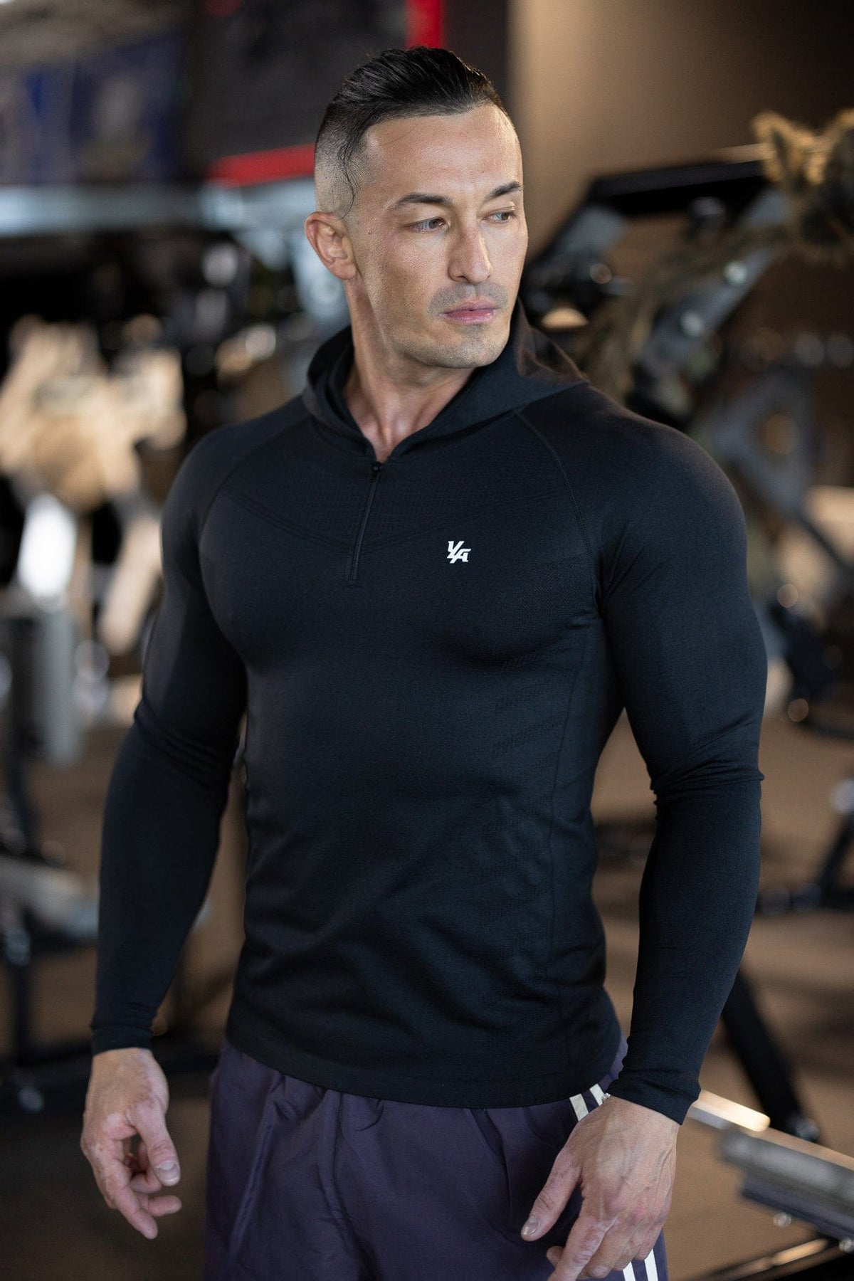 832 - Sweats à capuche de super-vilain à compression