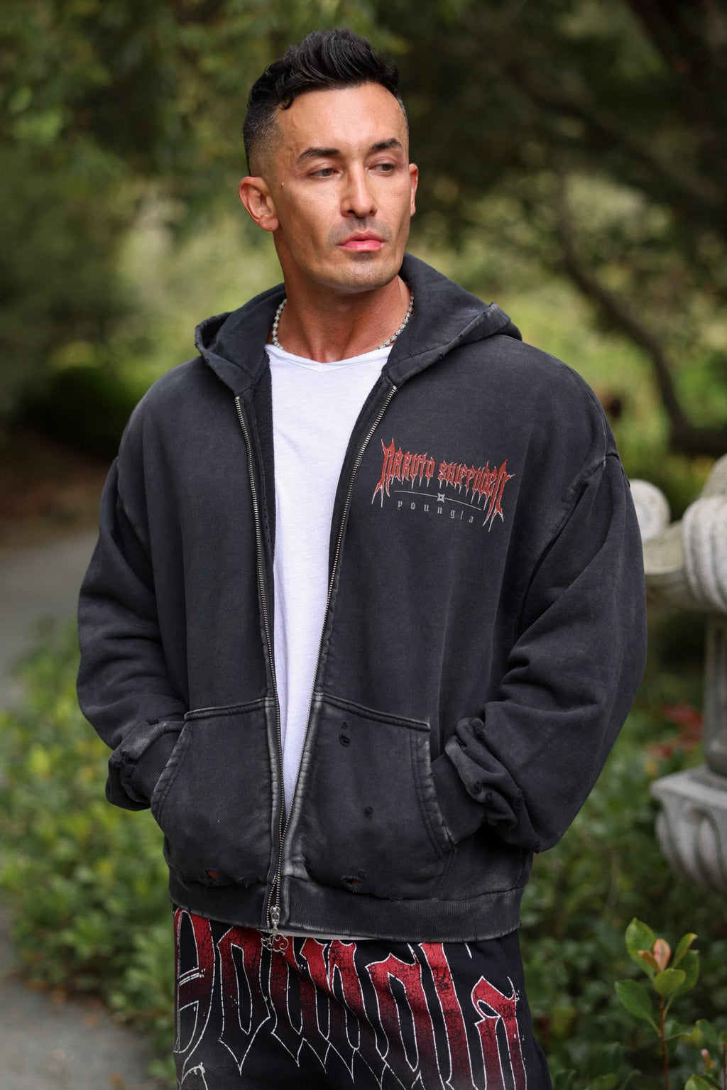 5086 - Sweat à capuche zippé Naruto