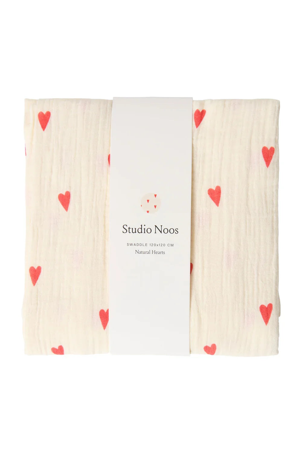 Purple Hearts Swaddle Print Large