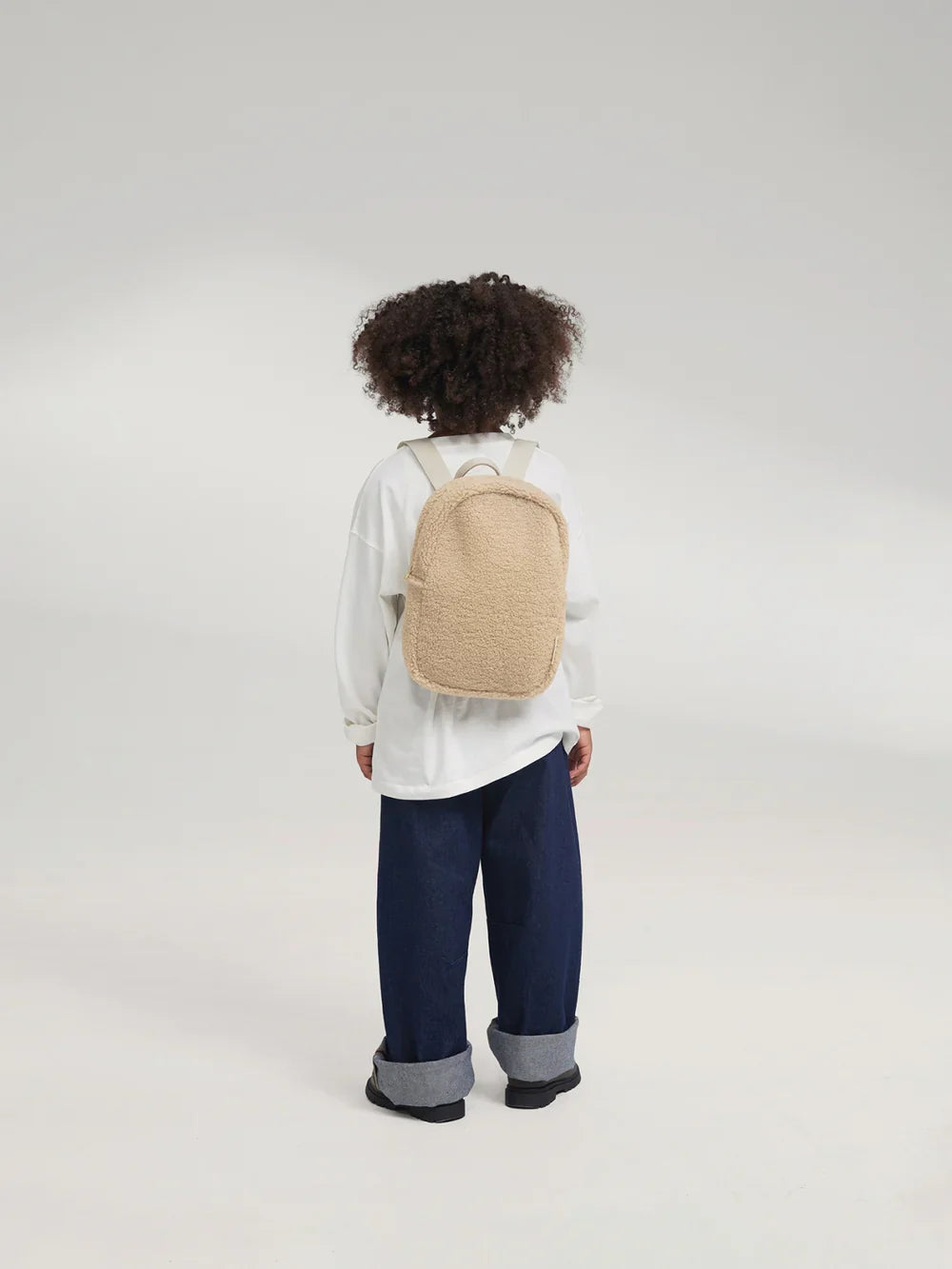 Ecru Mini-Rucksack "Teddy"