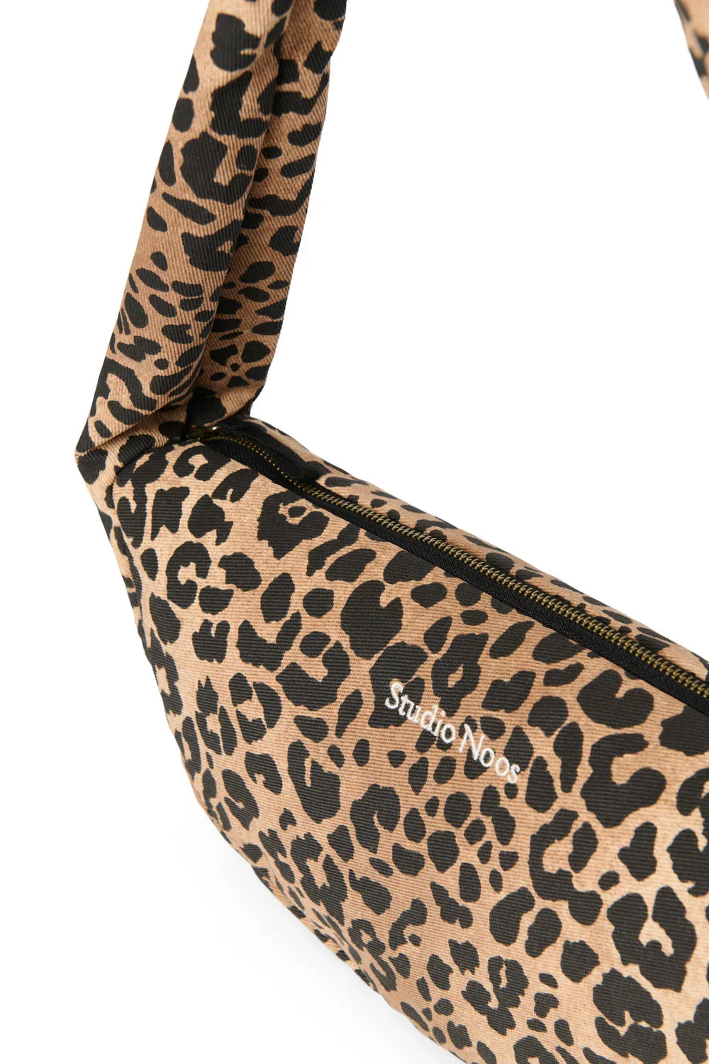 Grüne Leopard Baumwolle Mini Umhängetasche