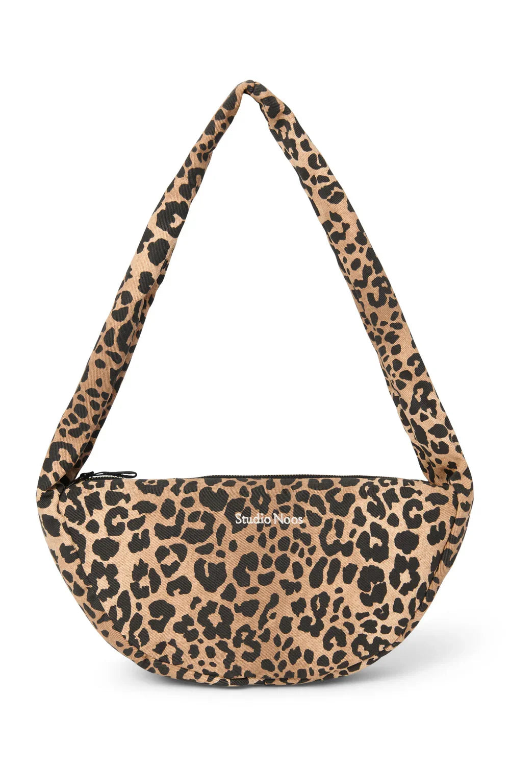 Green Leopard Cotton Mini Cross Body Bag