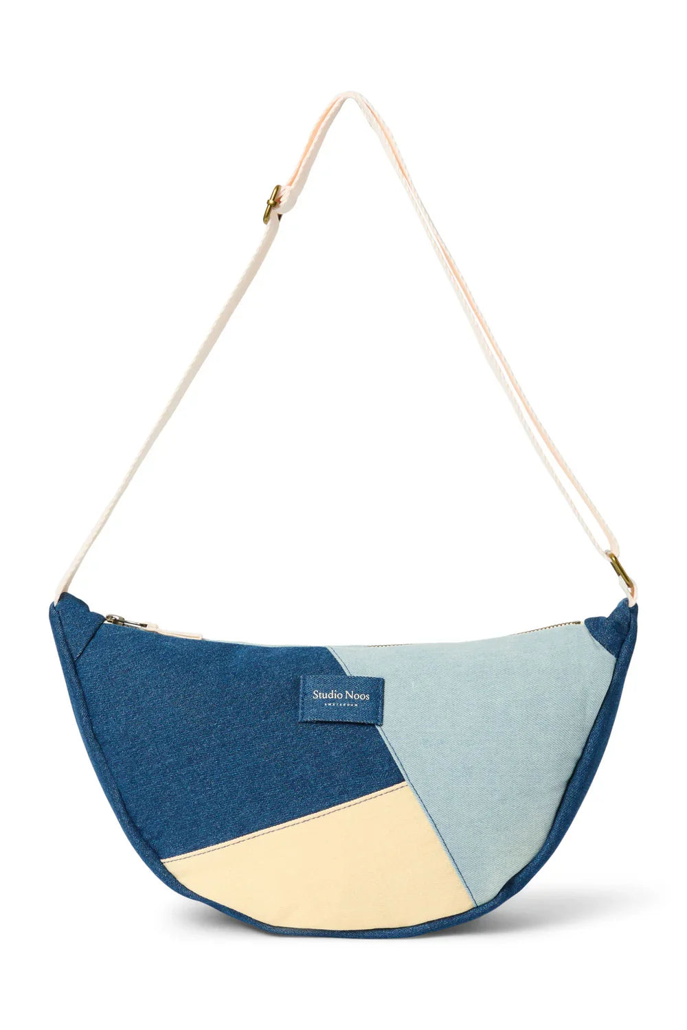 Denim-Patchwork-Gürteltasche für Erwachsene