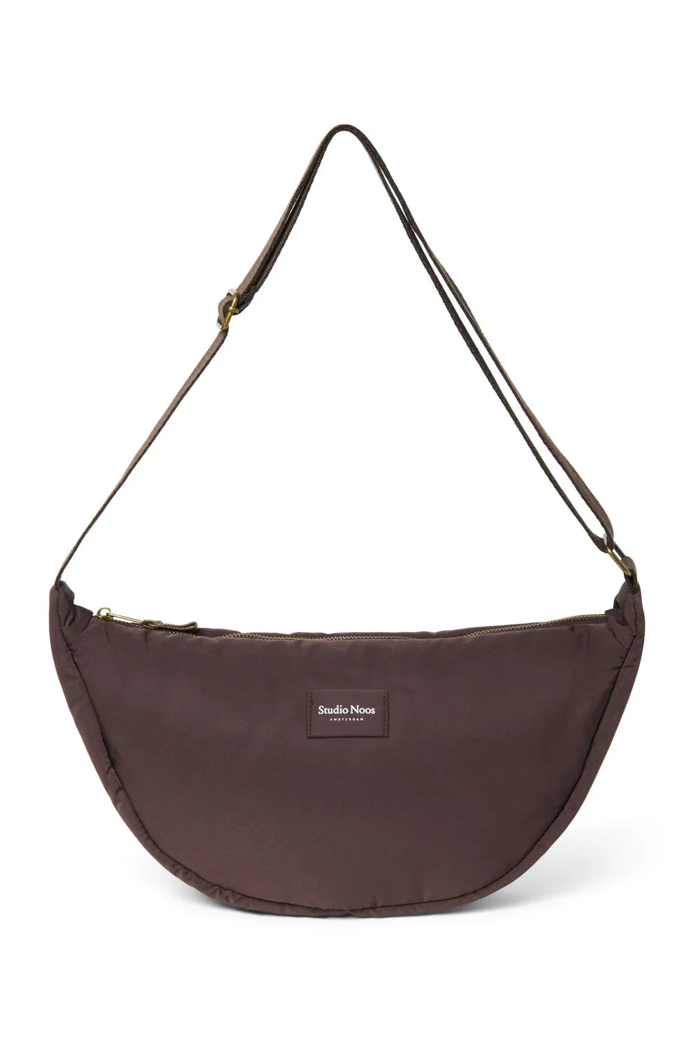 Braune, bauchige Bauchtasche für Erwachsene
