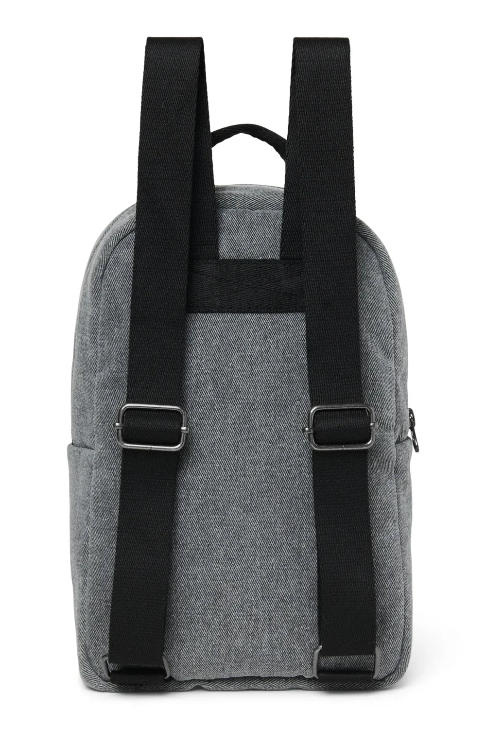 Grey Denim Mini Backpack