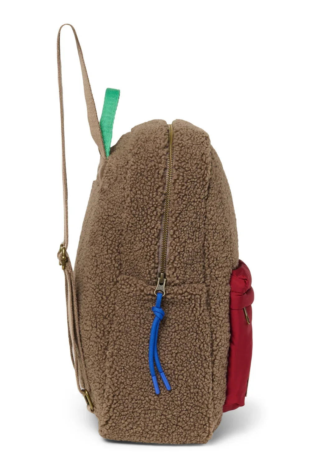 Ecru/Kobalt Teddy Midi Rucksack