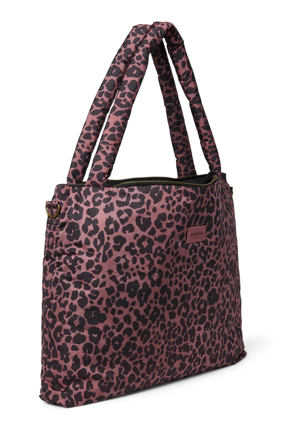 Rote Leopard Puffige Wickeltasche