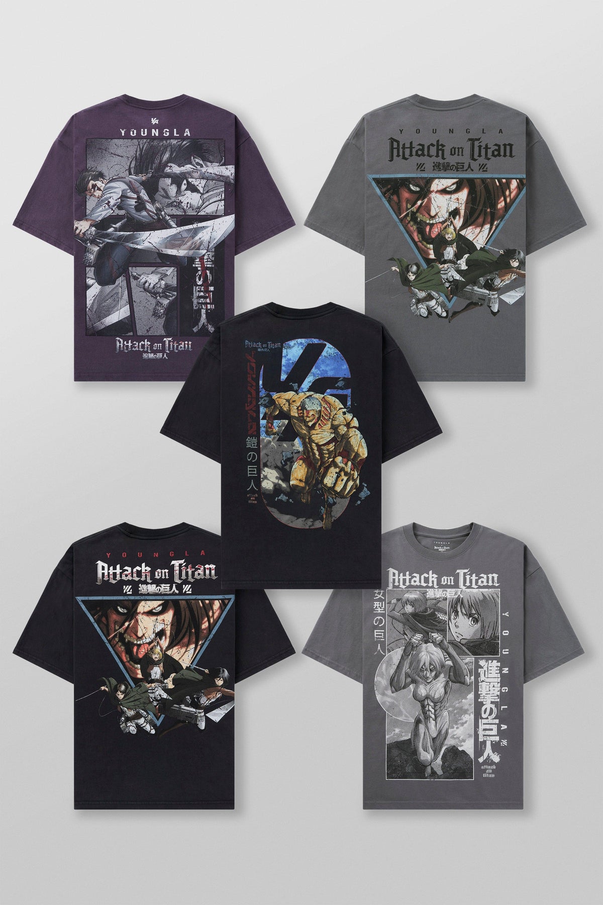 4191 - AOT© x YLA T-shirts classiques
