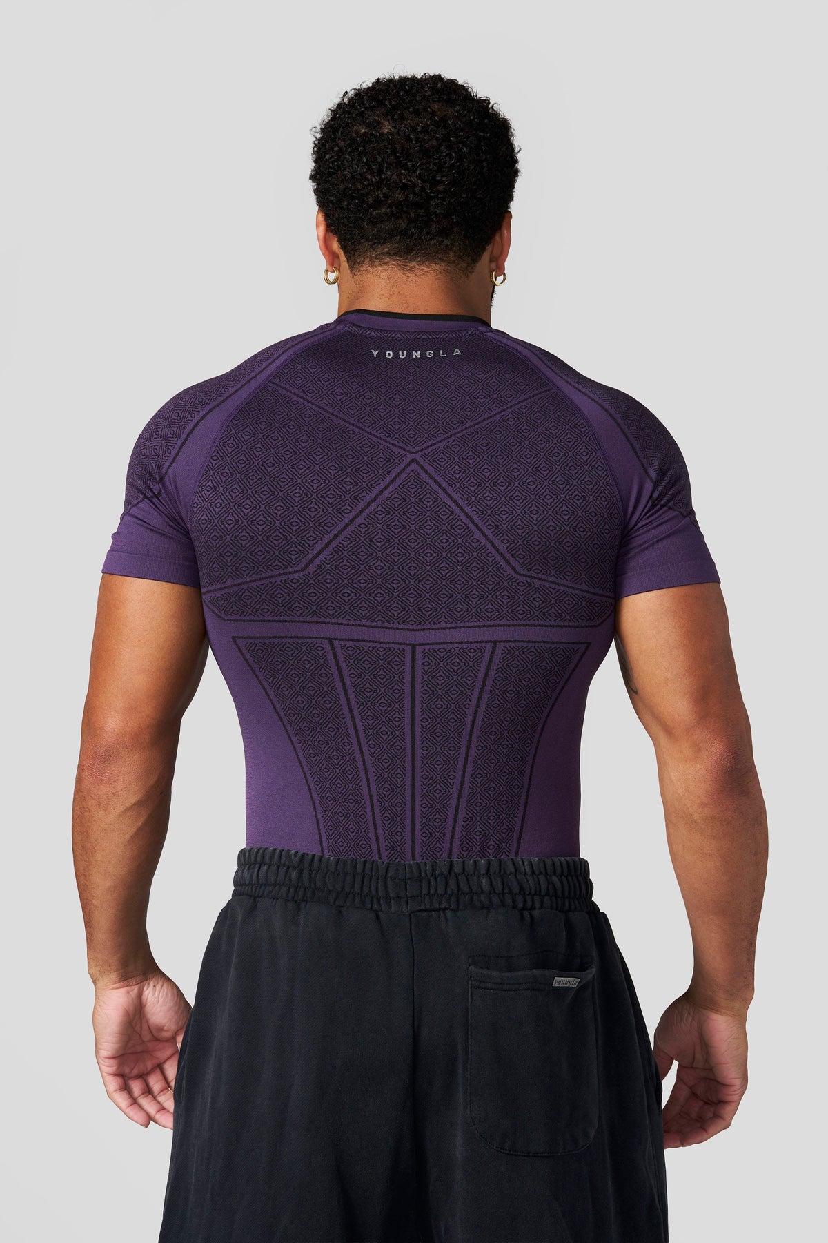 4259 - T-shirts de compression Batman - Édition limitée violette - UNIQUEMENT SUR L'APPLICATION