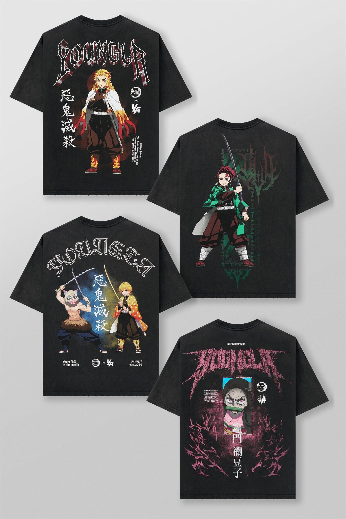 4266 - Demon Slayer: Kimetsu no Yaiba - T-shirts Personnages