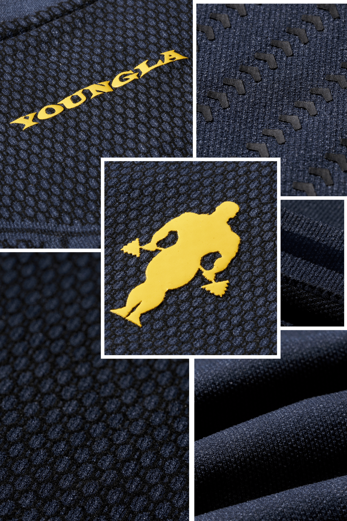 4286 - Camisetas de compresión Gold's Iron Legacy