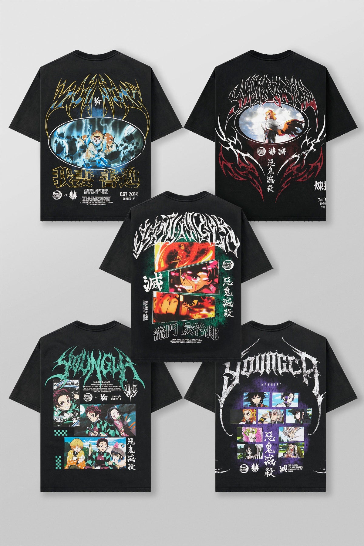 4297 - Demon Slayer: Kimetsu no Yaiba - T-shirts Animés