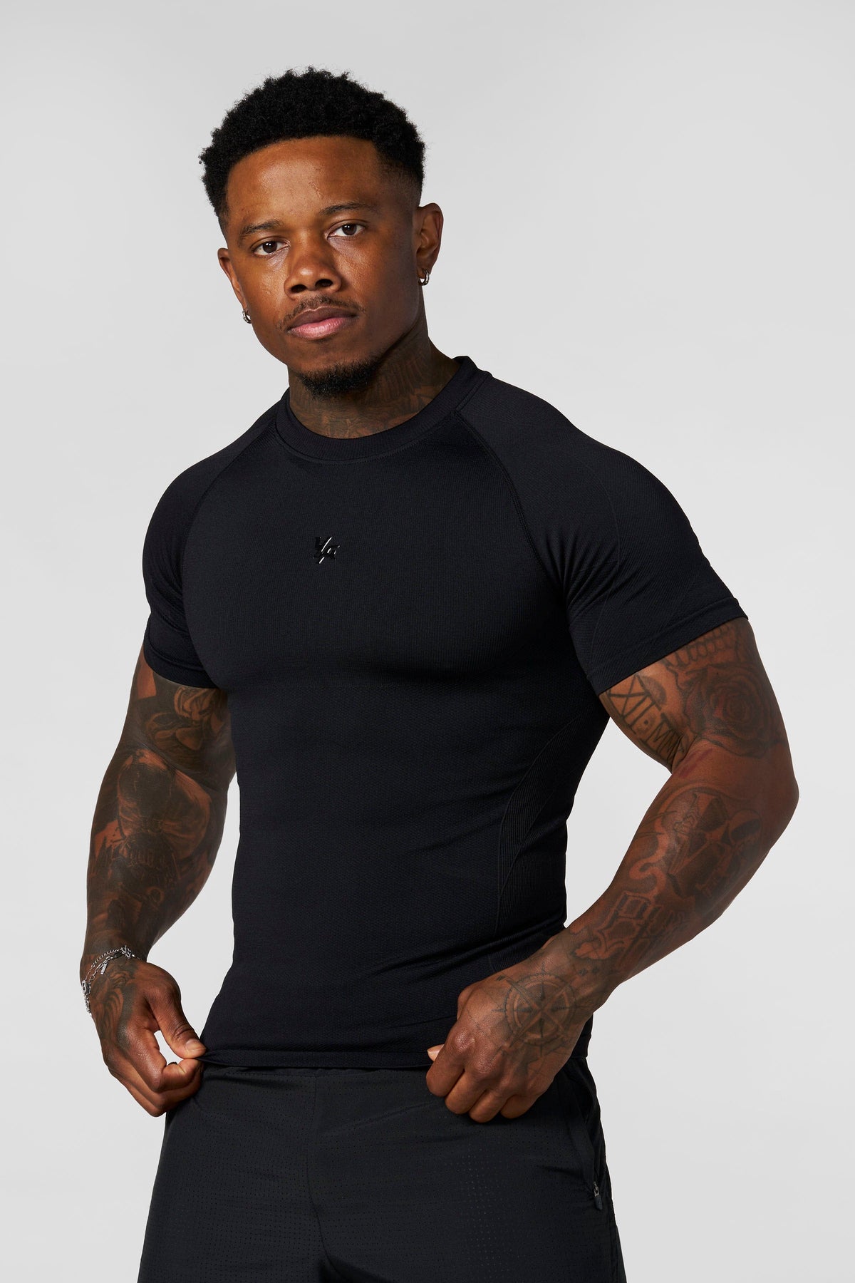 4339 - T-shirts de compression moulants