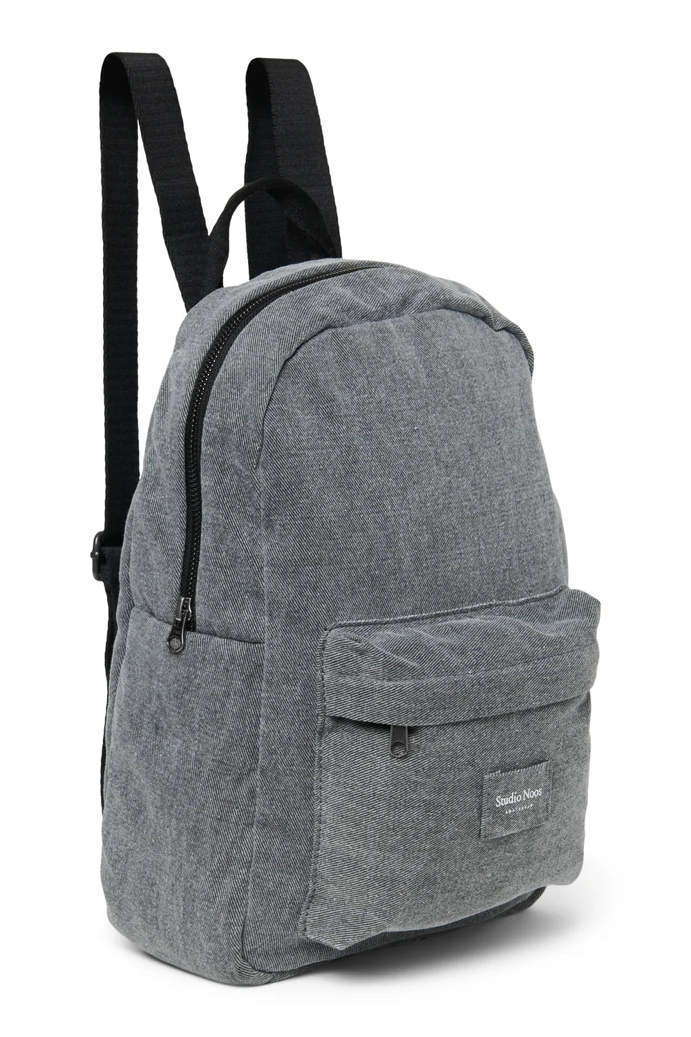 Grijze denim midi-rugzak