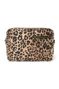 Organizer für Kinderwagen, Baumwolle, brauner Leopardenprint