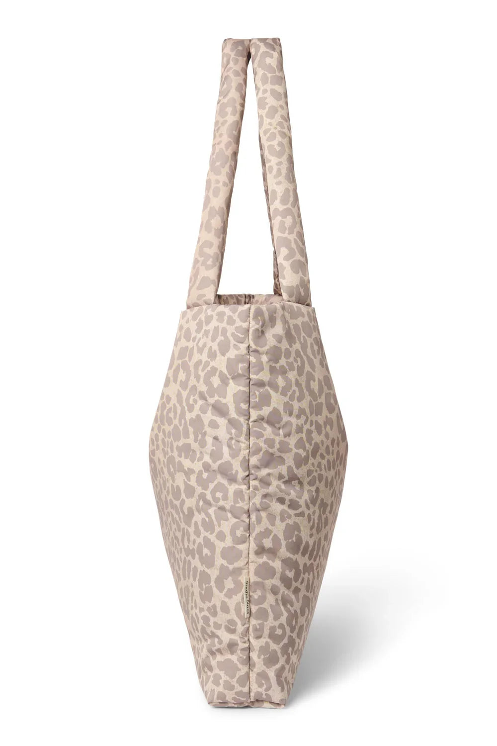 Beige luipaardprint luiertas