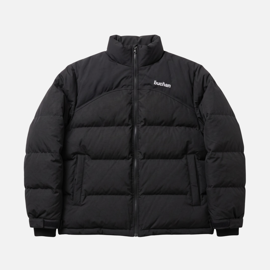 Water Reactive Cheetah Puffer - Black