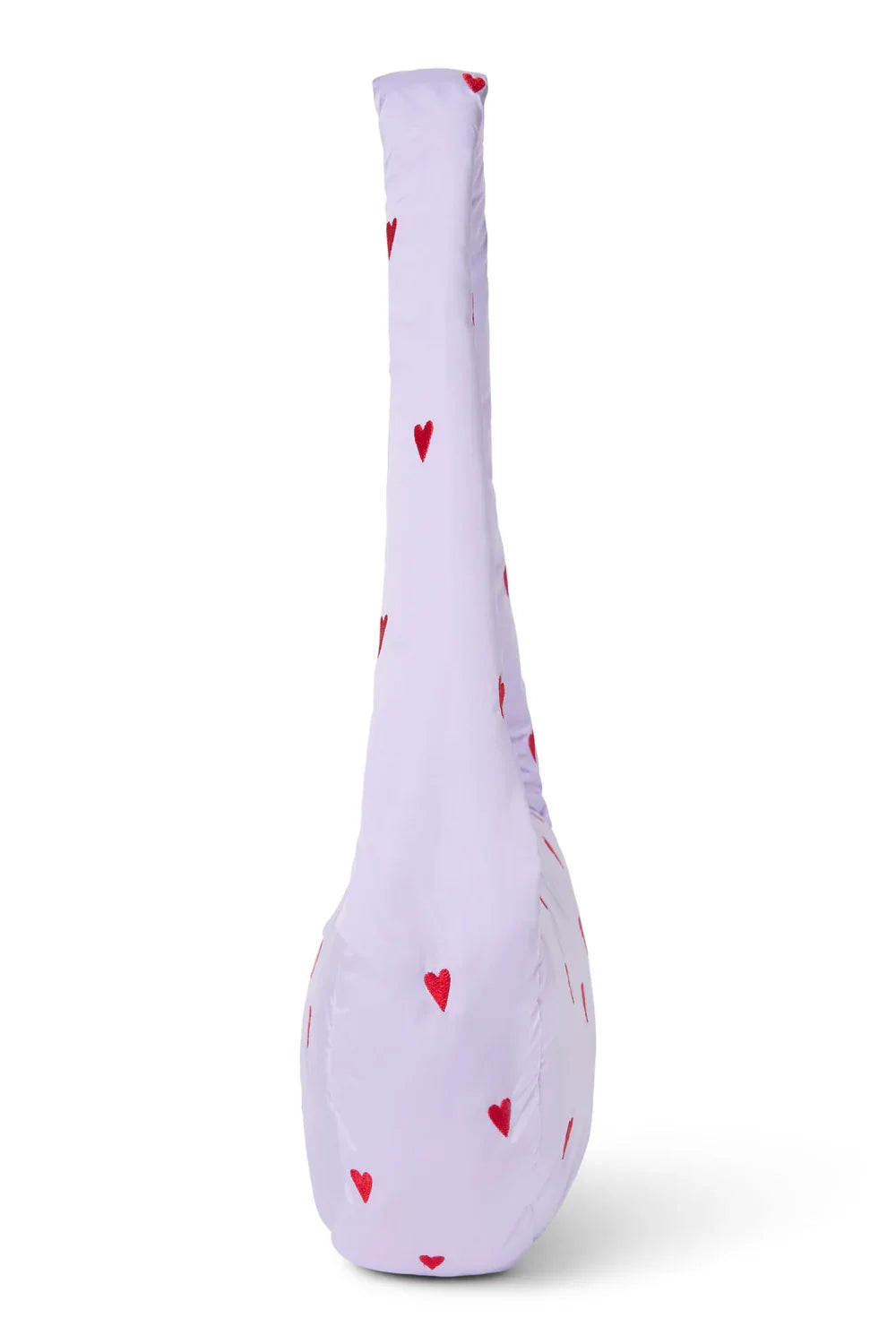 Lila Herzen Puffy Mini Umhängetasche