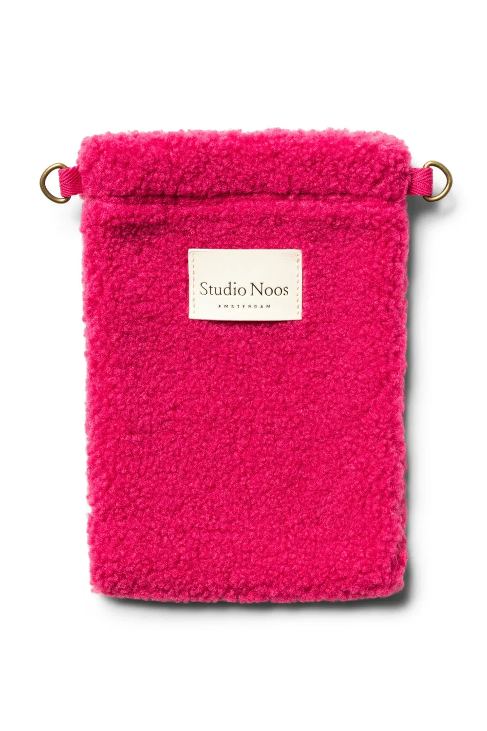 Light Blue Teddy Phone Bag