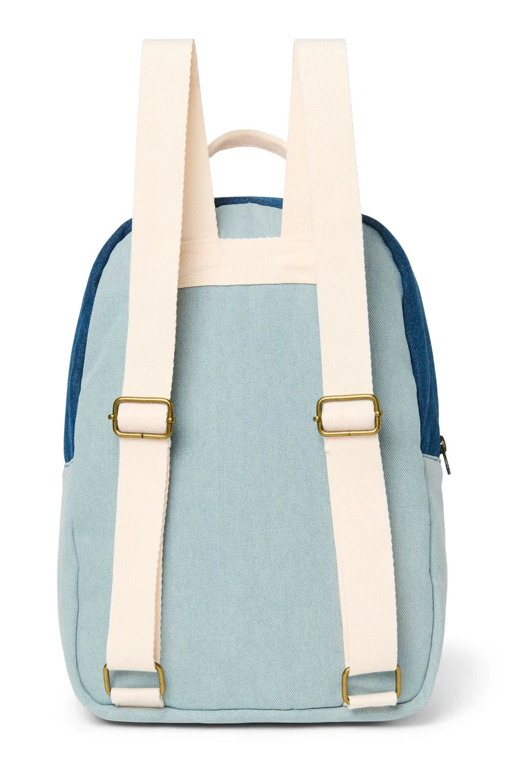 Denim Patchwork Midi-Rucksack
