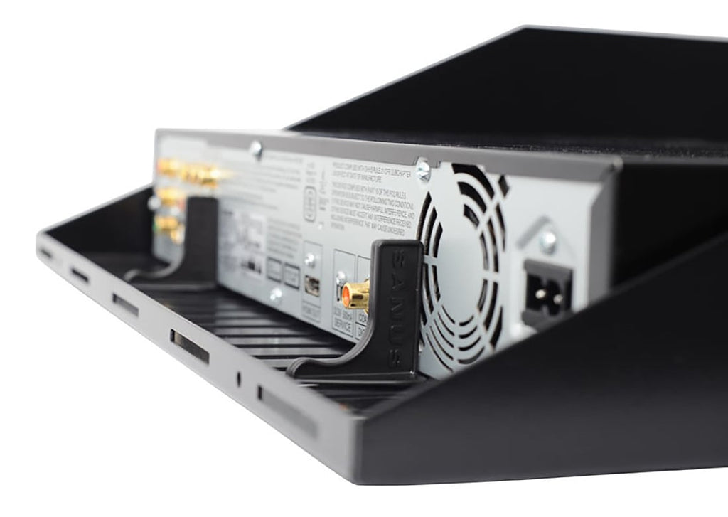 Sanus 3U Black Vented AV Shelf - CASH23-B1 - image 6