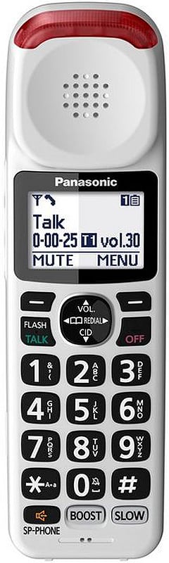 Panasonic DECT 6.0 Plus White Additional Digital Cordless Phone Handset - KX-TGMA44W - image 6
