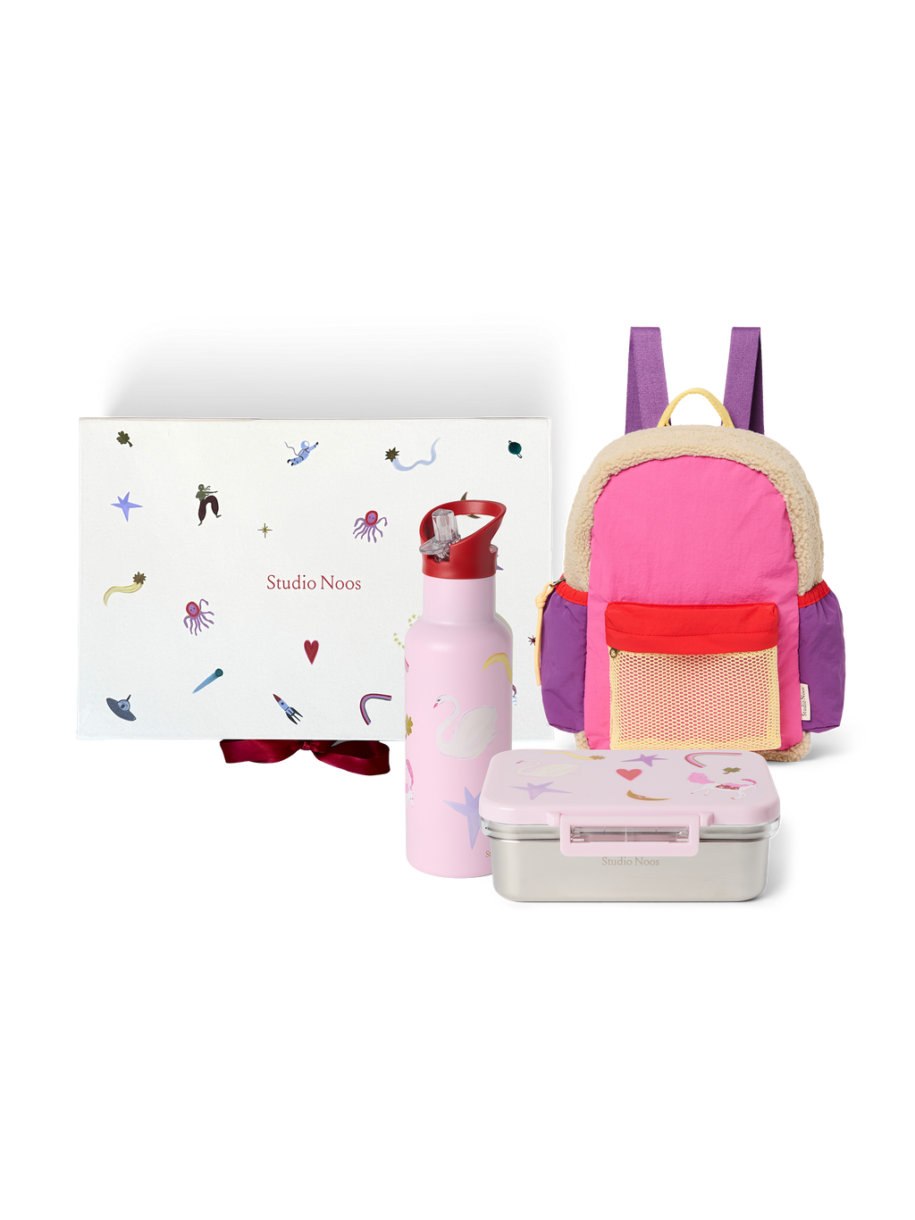 Geschenkset zur Einschulung 500 ml | Pink