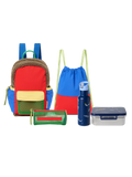 Schulranzen-Set 500 ml | Blau