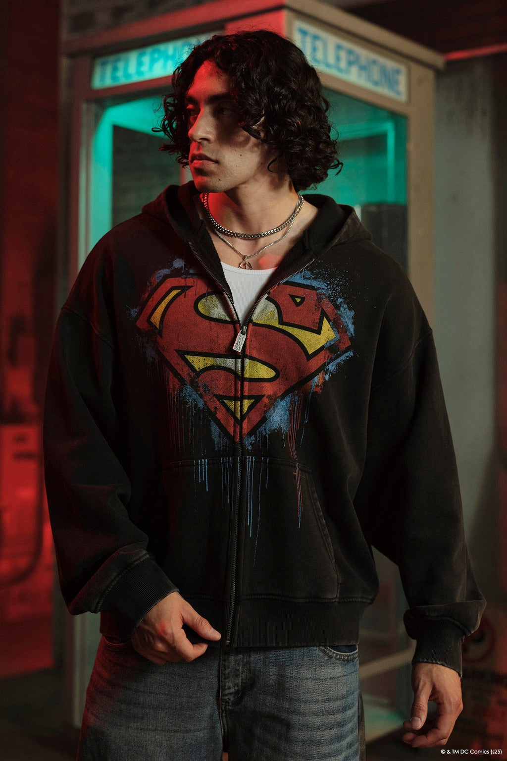 5011 - Sudaderas con cremallera Superman Drip