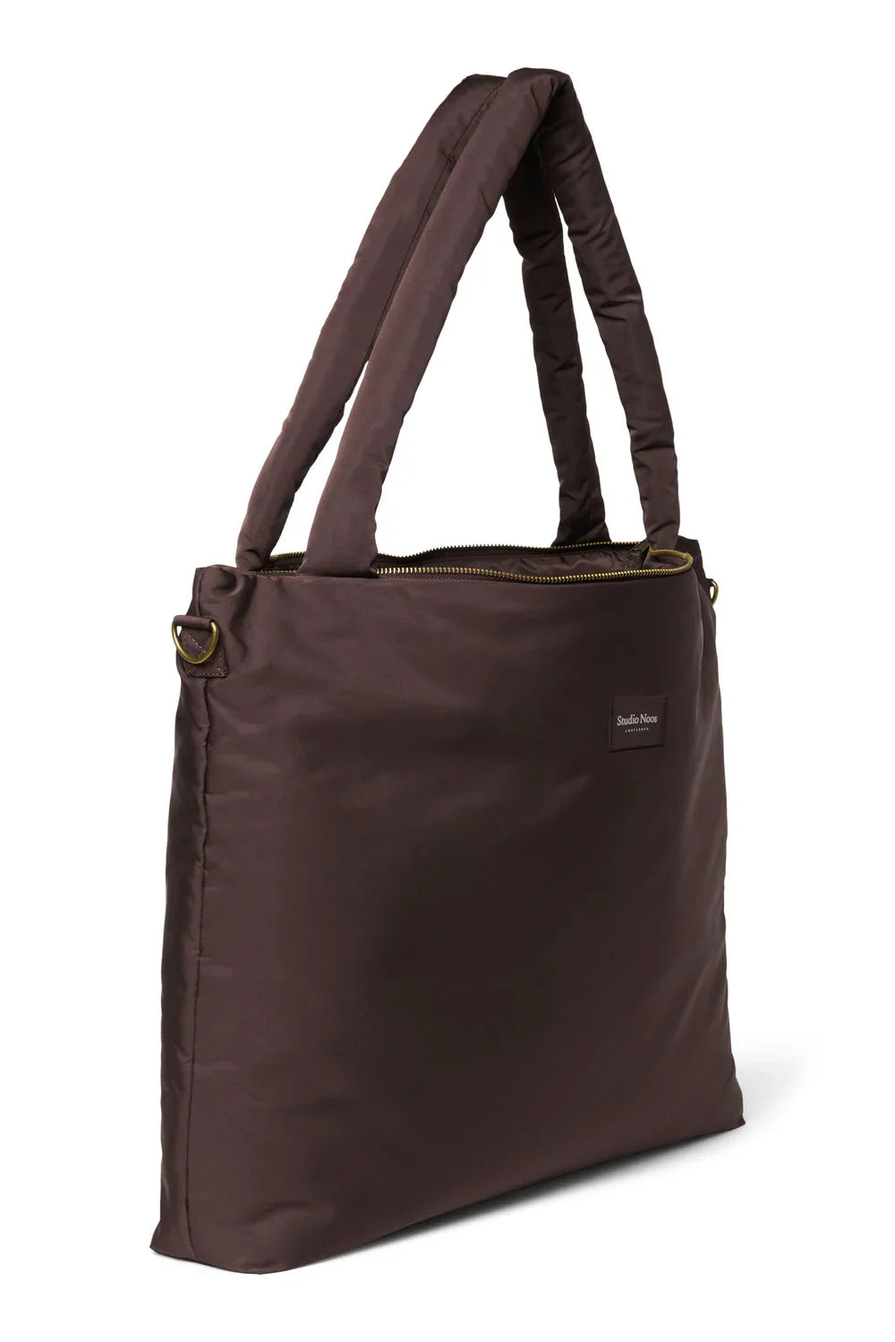 Braune Herzen Puffy Wickeltasche