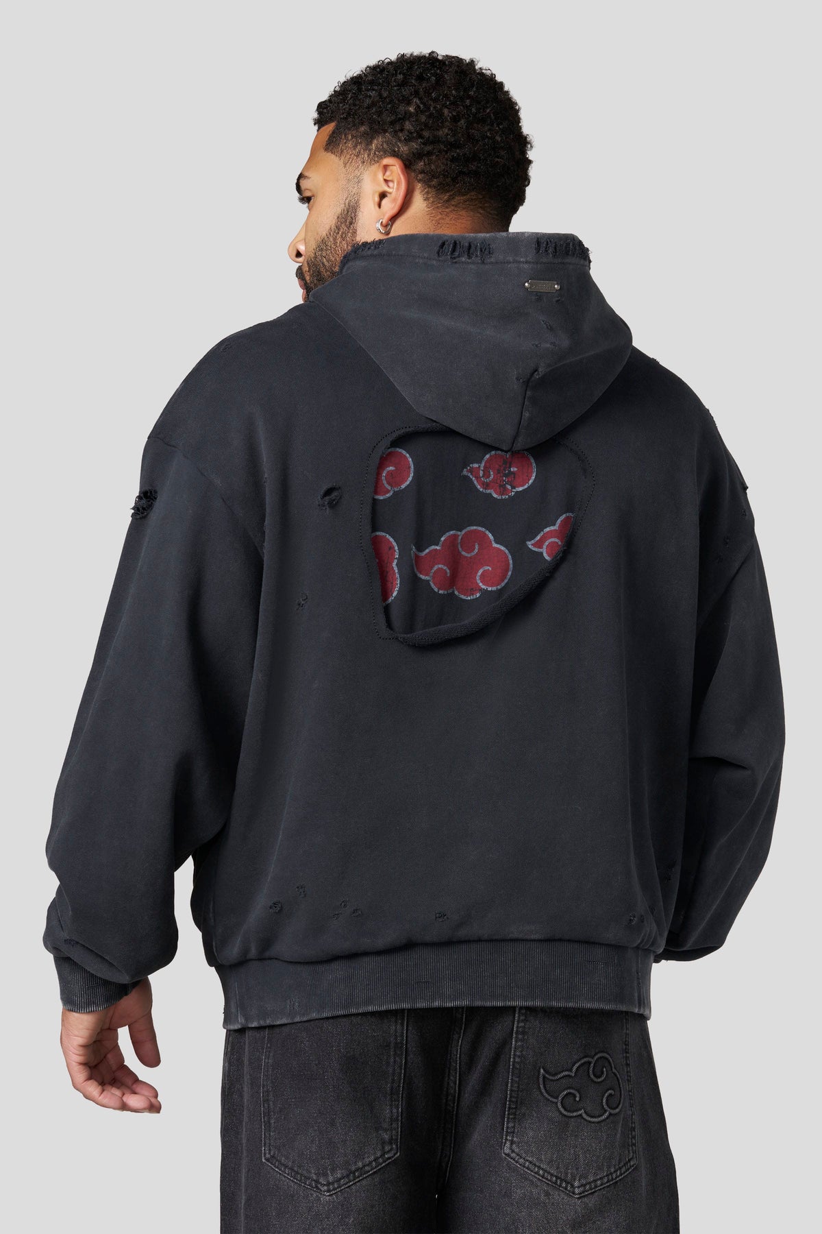 5073 - Sweat à capuche Naruto Peek Through