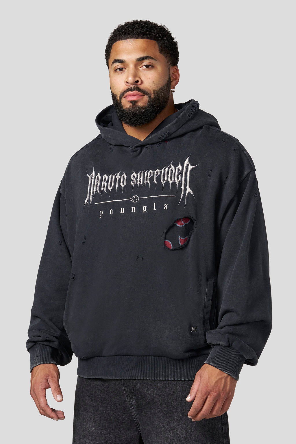 5073 - Sweat à capuche Naruto Peek Through
