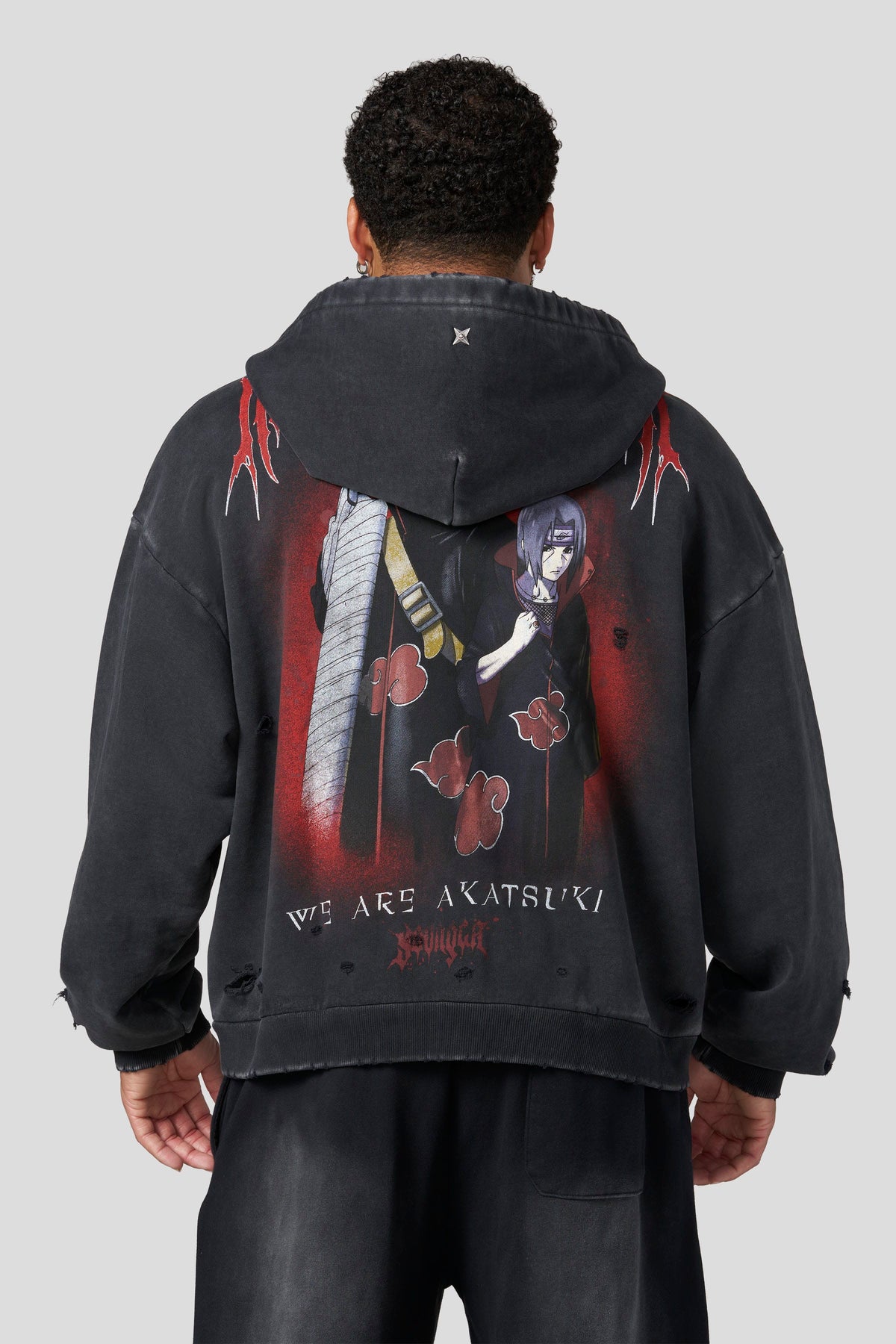 5086 - Sweat à capuche zippé Naruto