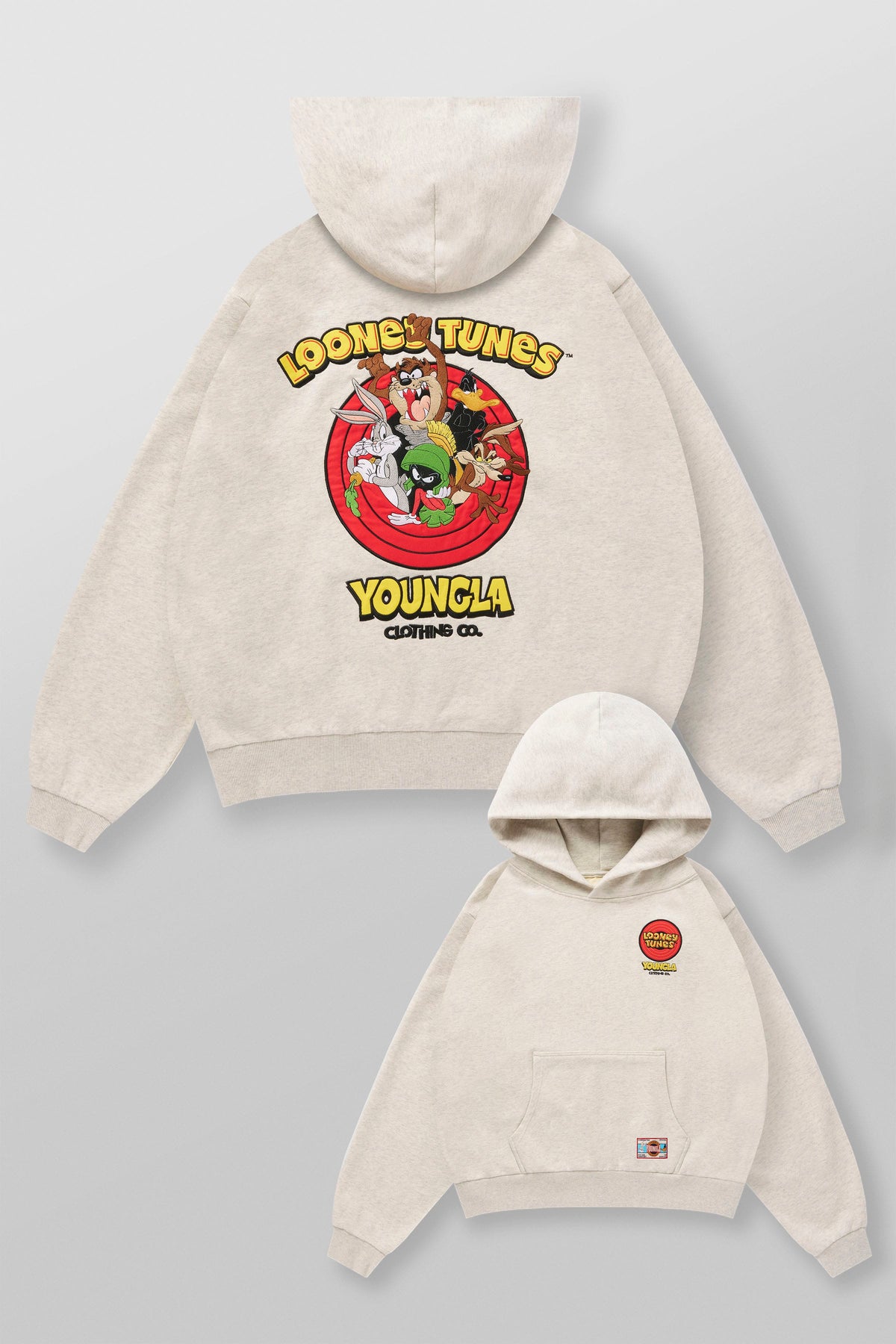5114 - Sweat à capuche Looney Tunes brodé