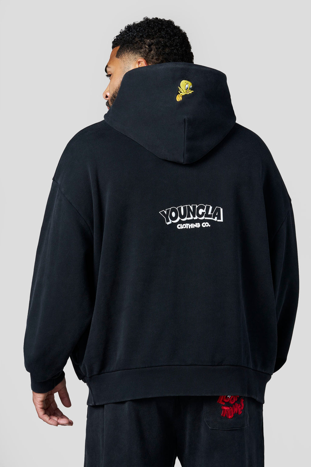 5114 - Sweat à capuche Looney Tunes brodé