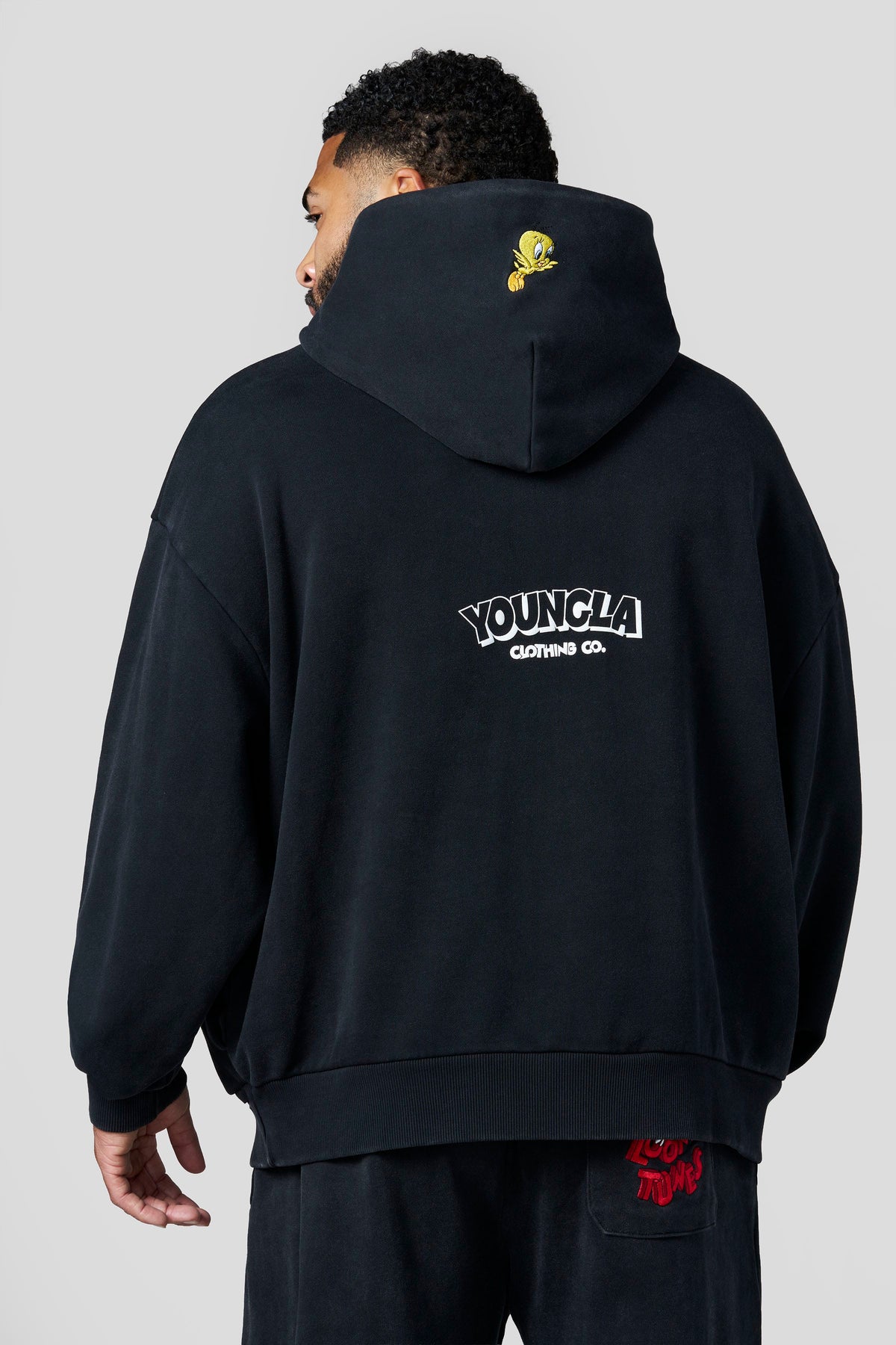 5114 - Sweat à capuche Looney Tunes brodé