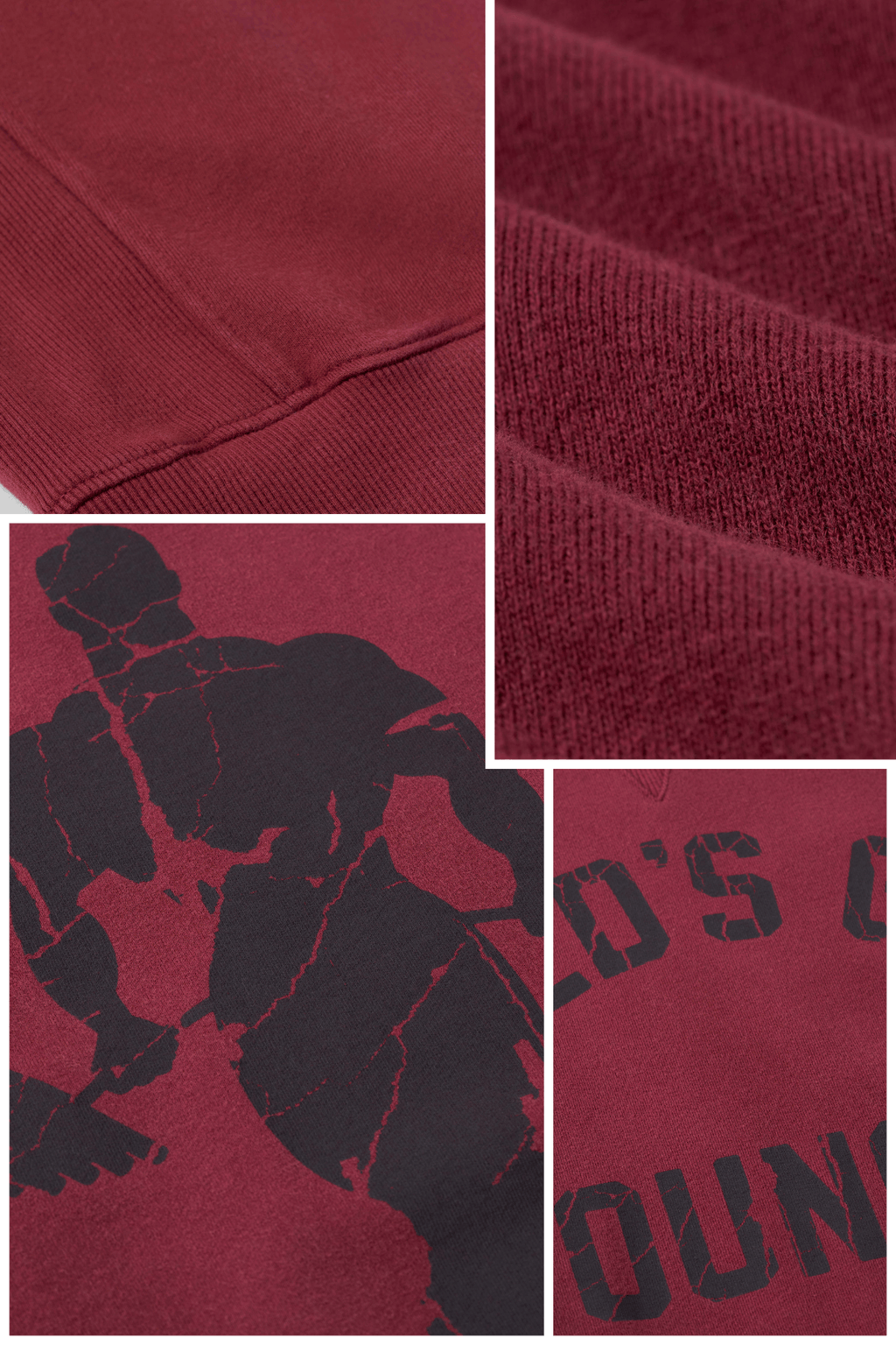 5166 - Sweats cols ronds vintage Gold's Iron Legacy
