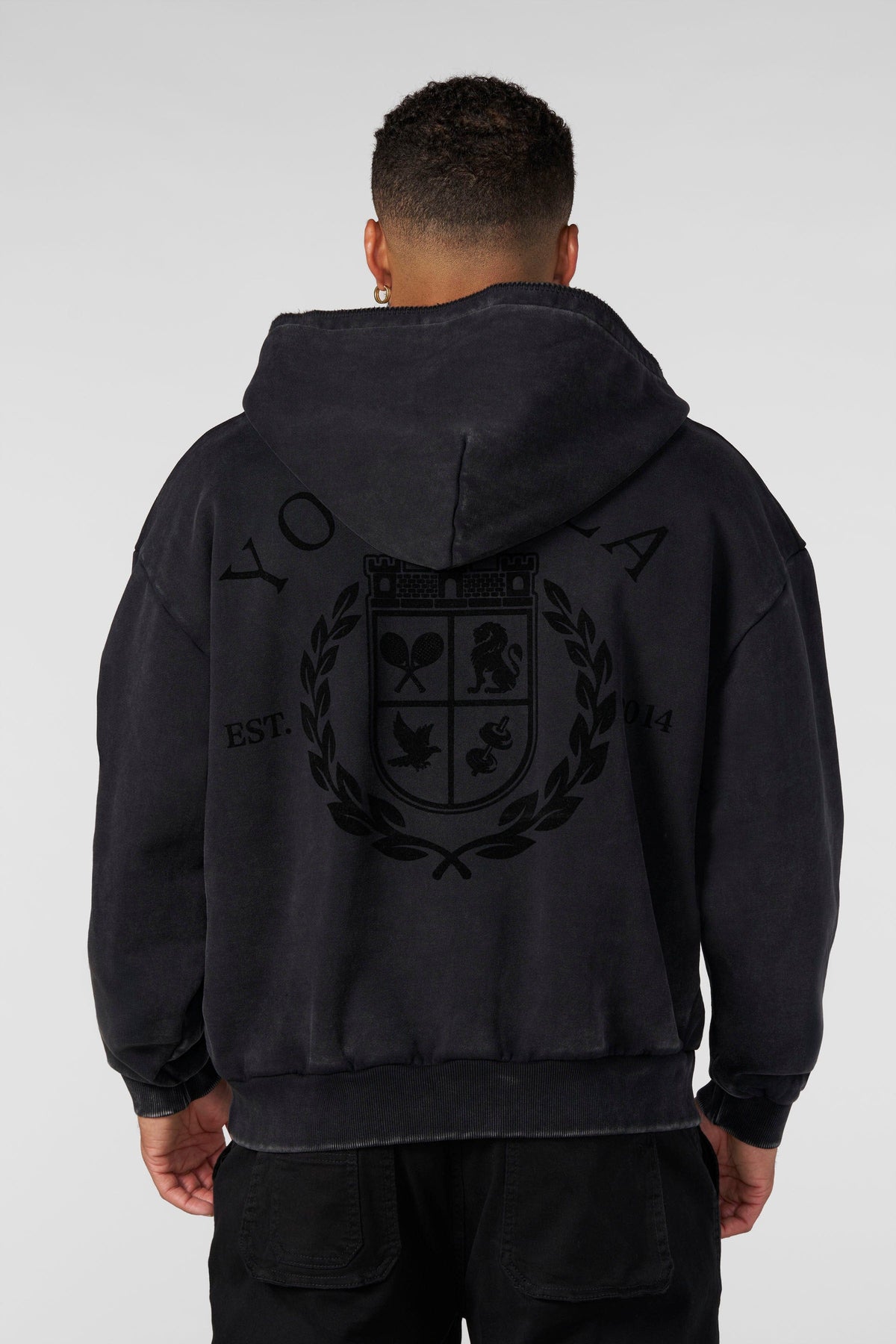 5169 - Sweat à capuche Old Money à col zippé