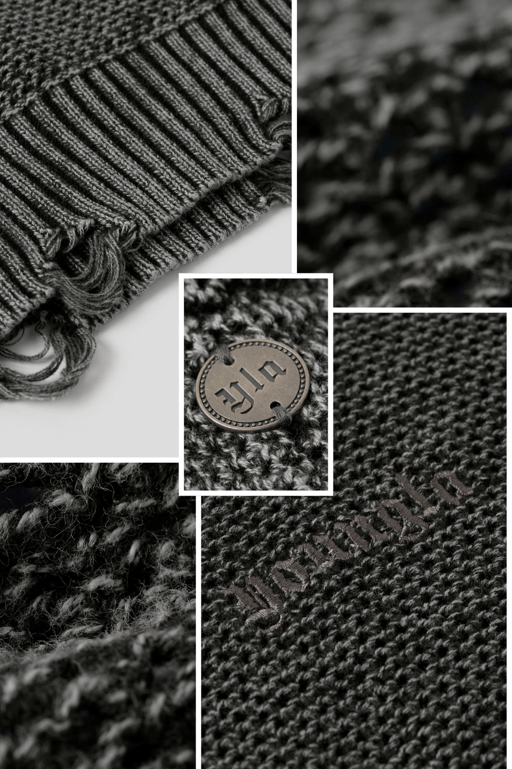 5229 - Sweats à capuche en maille Rave