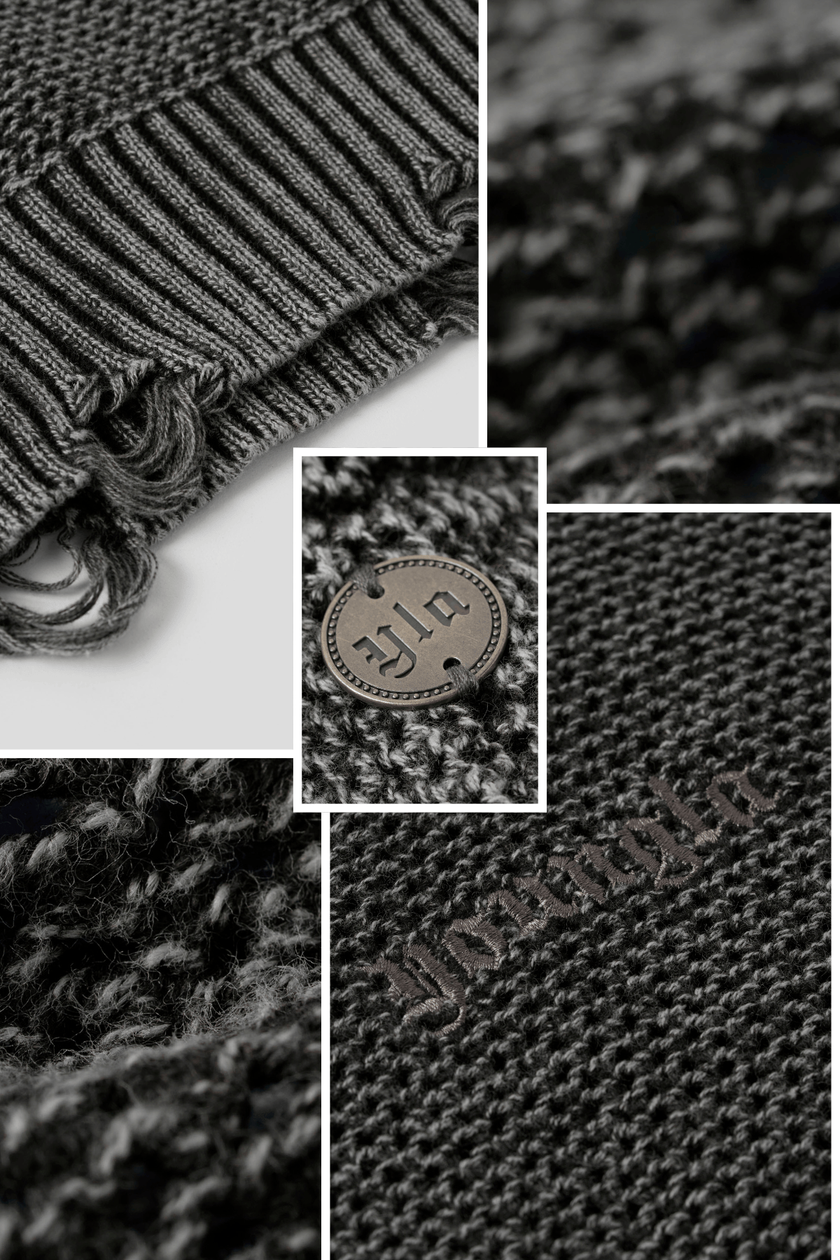 5229 - Sweats à capuche en maille Rave