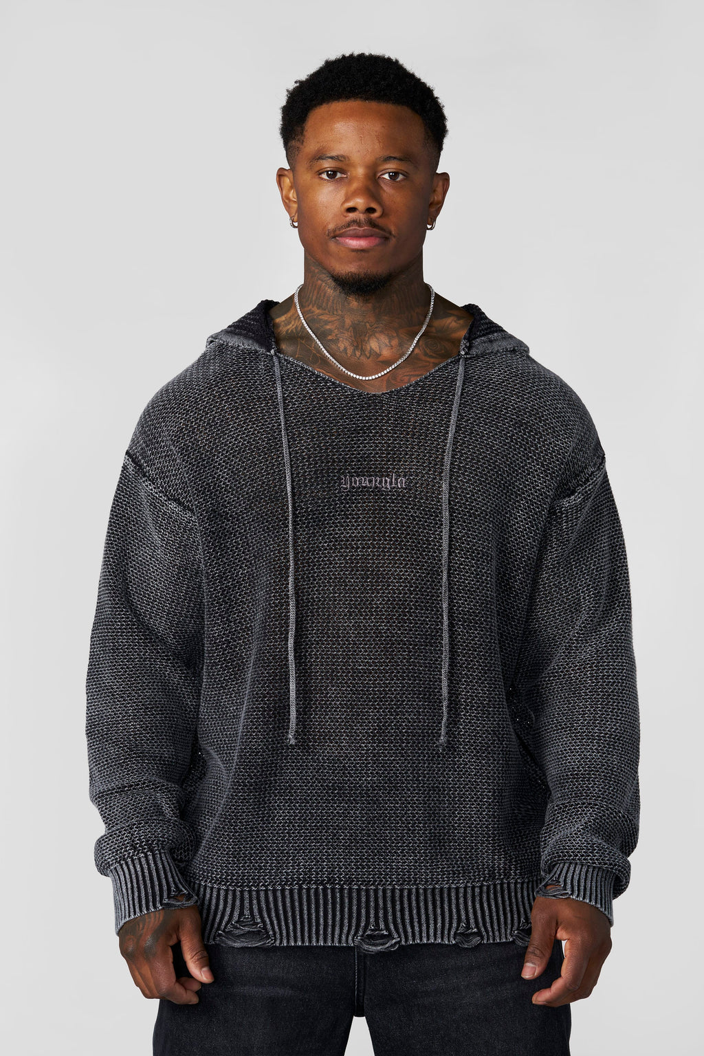 5229 - Sweats à capuche en maille Rave