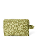 Grüne Leopard-Baumwoll-Kulturtasche