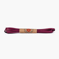 Flat Waxed Cotton Laces | Plum