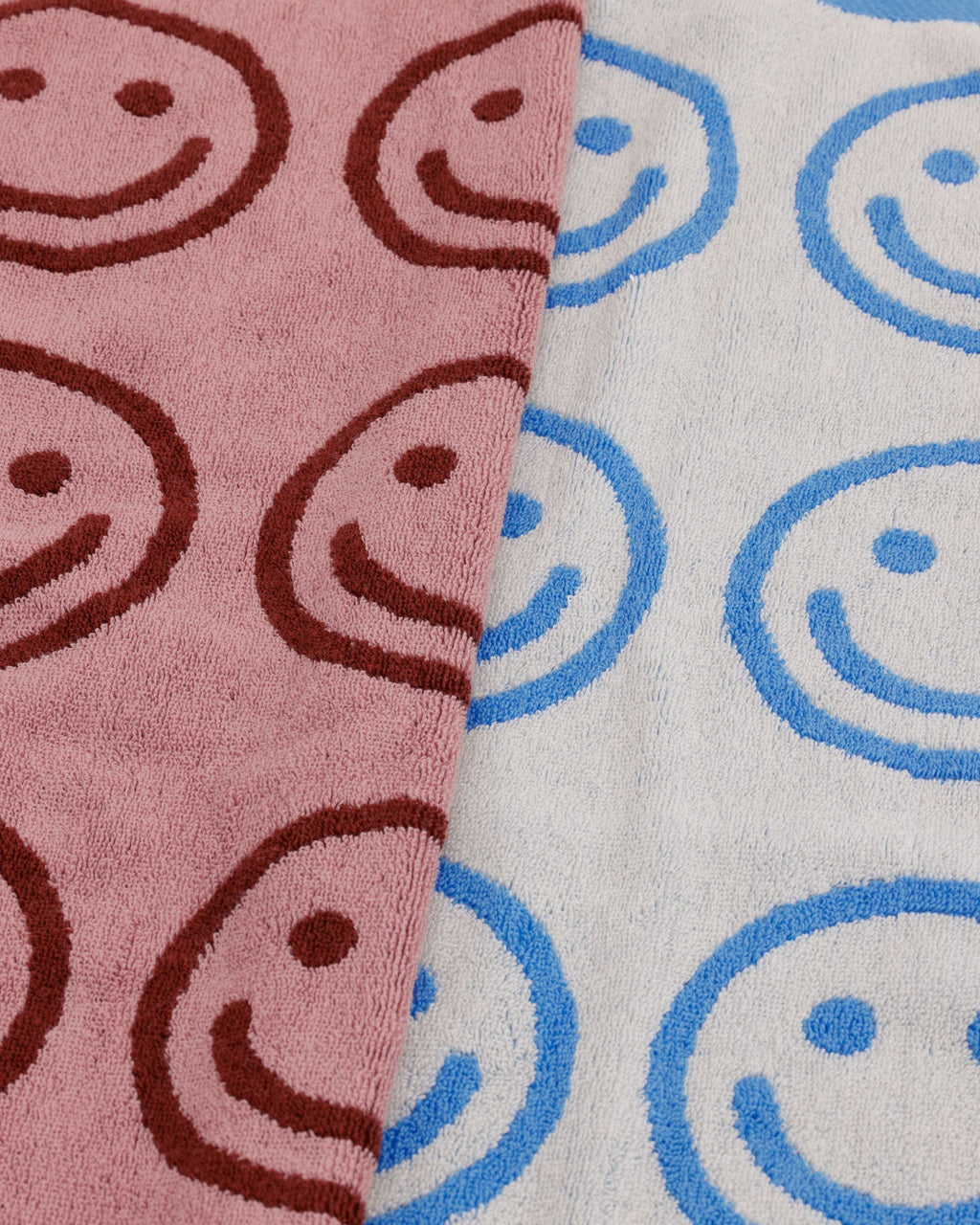 Hand Towel Set of 2 - Sky Blue and Blush Happy - image 3