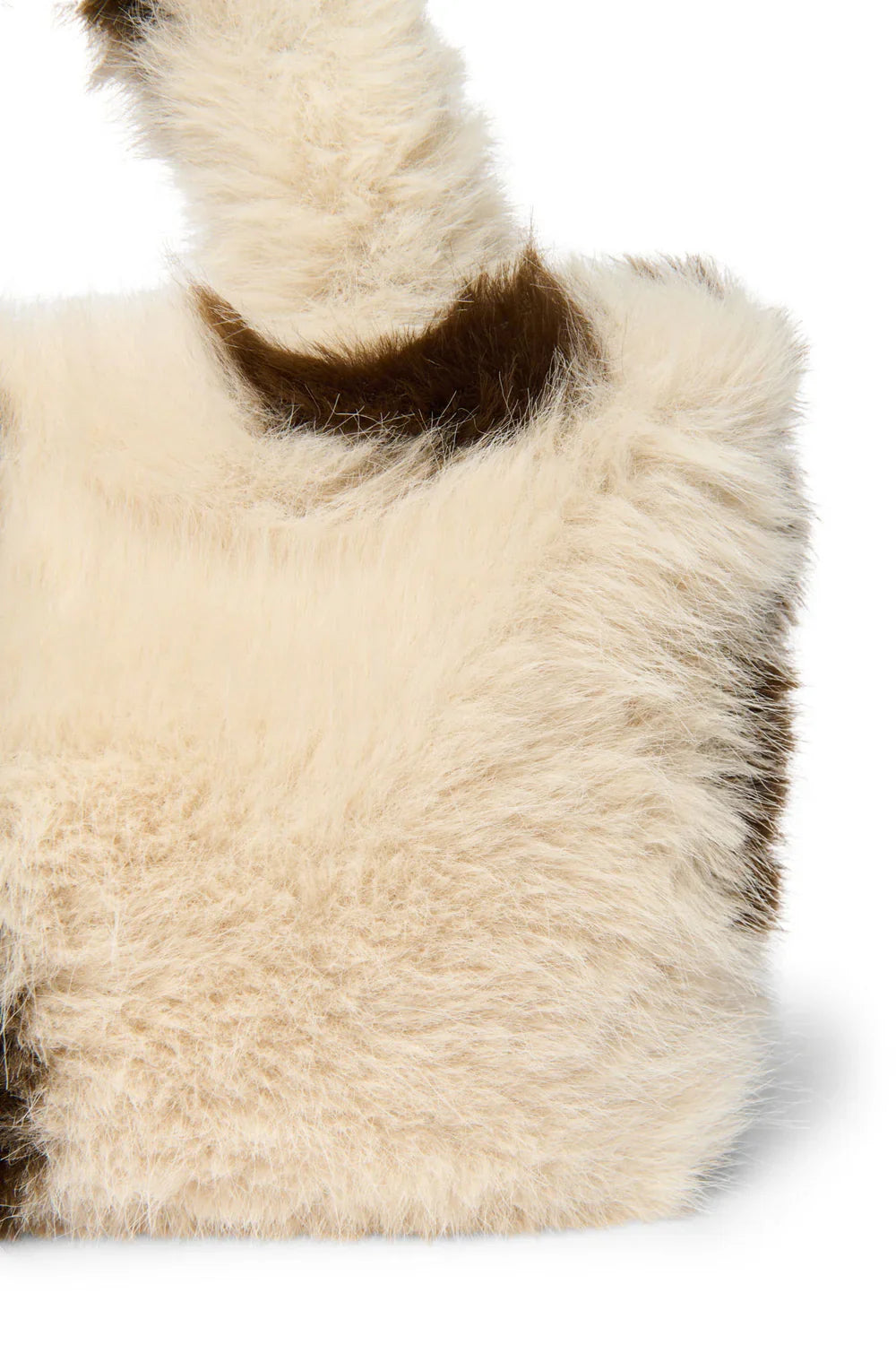 Holy Cow Faux Fur Mini Handtas