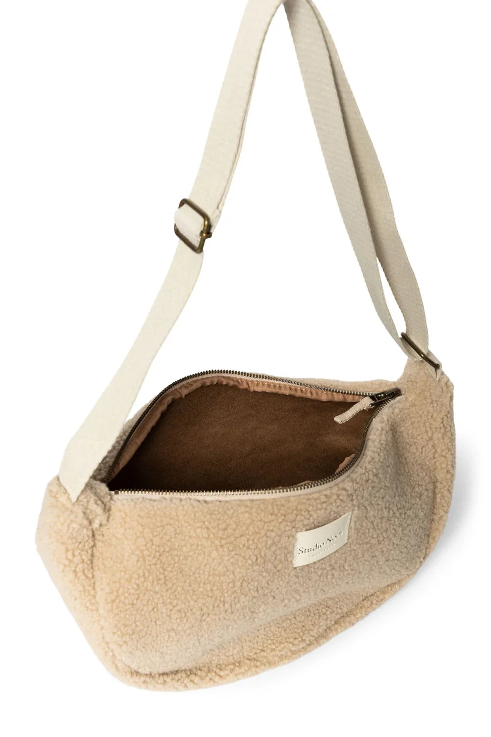 Braune Herzen Teddy Gürteltasche für Erwachsene