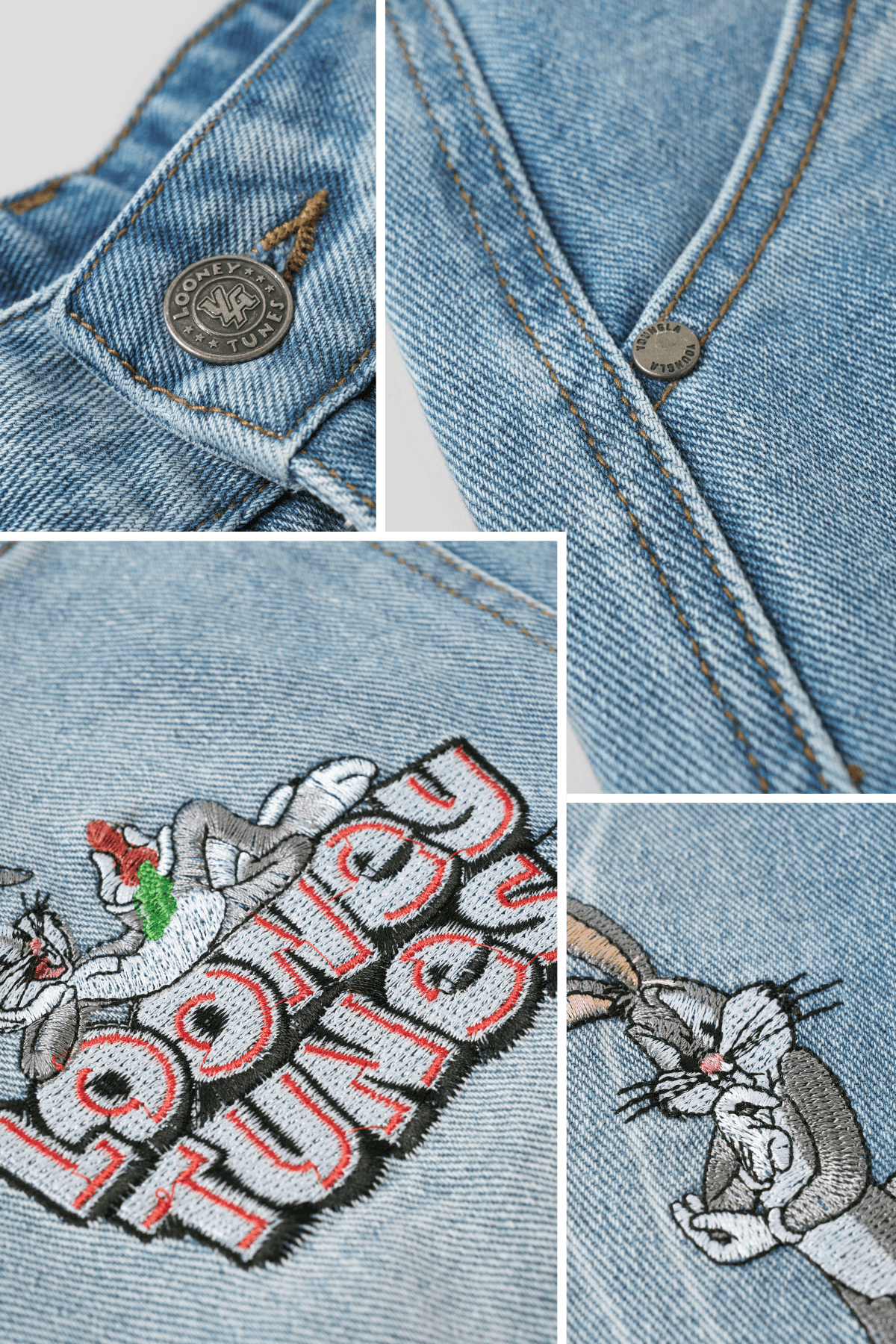 6079 - Short en jean Looney Tunes