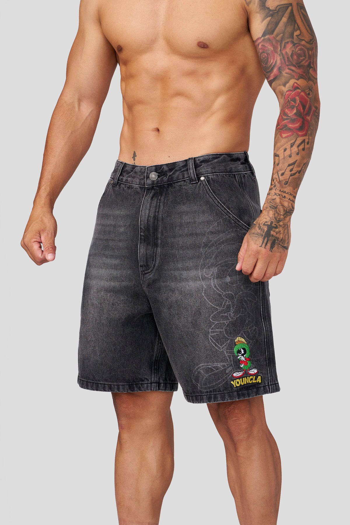 6079 - Short en jean Looney Tunes