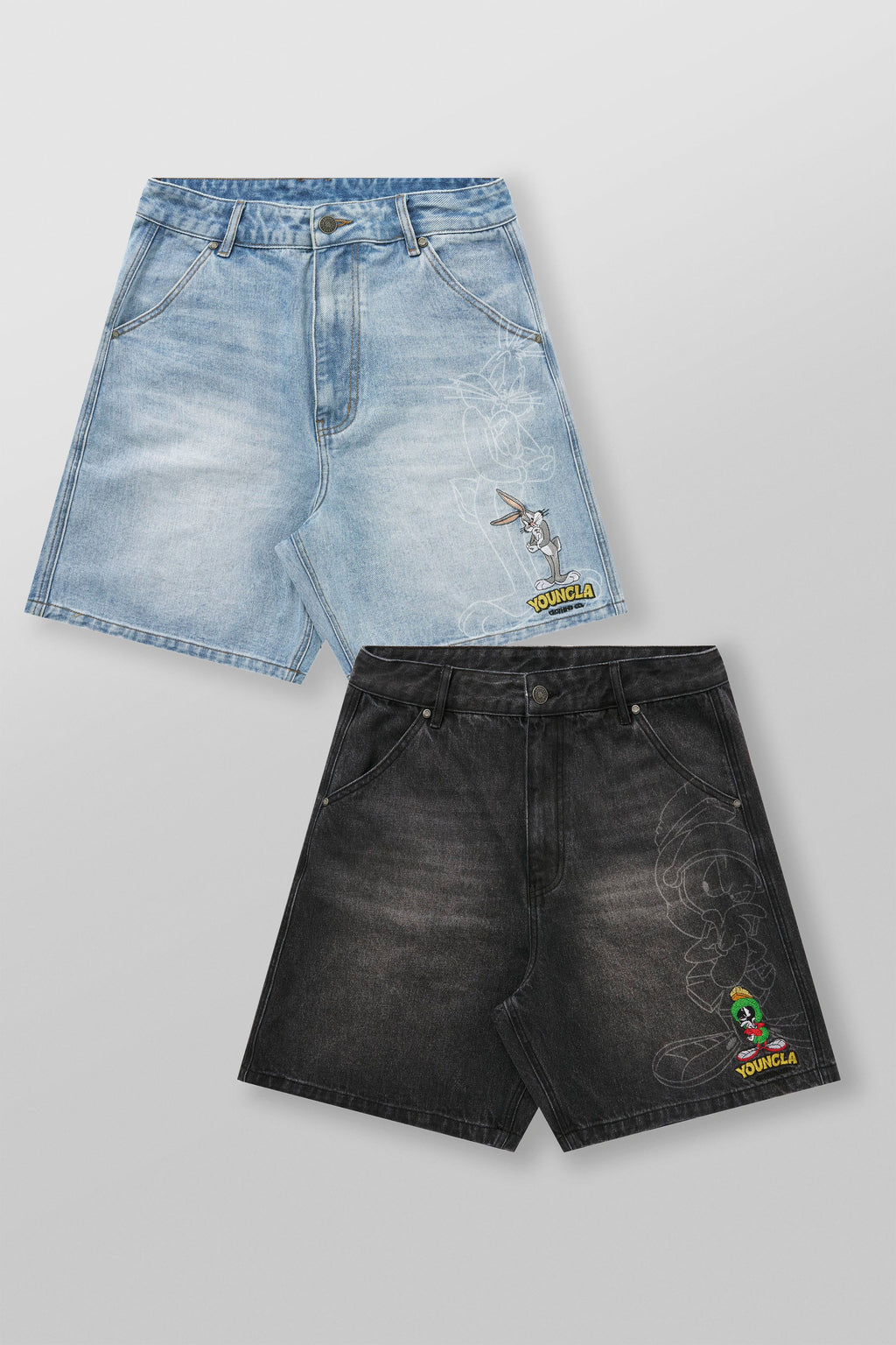 6079 - Short en jean Looney Tunes